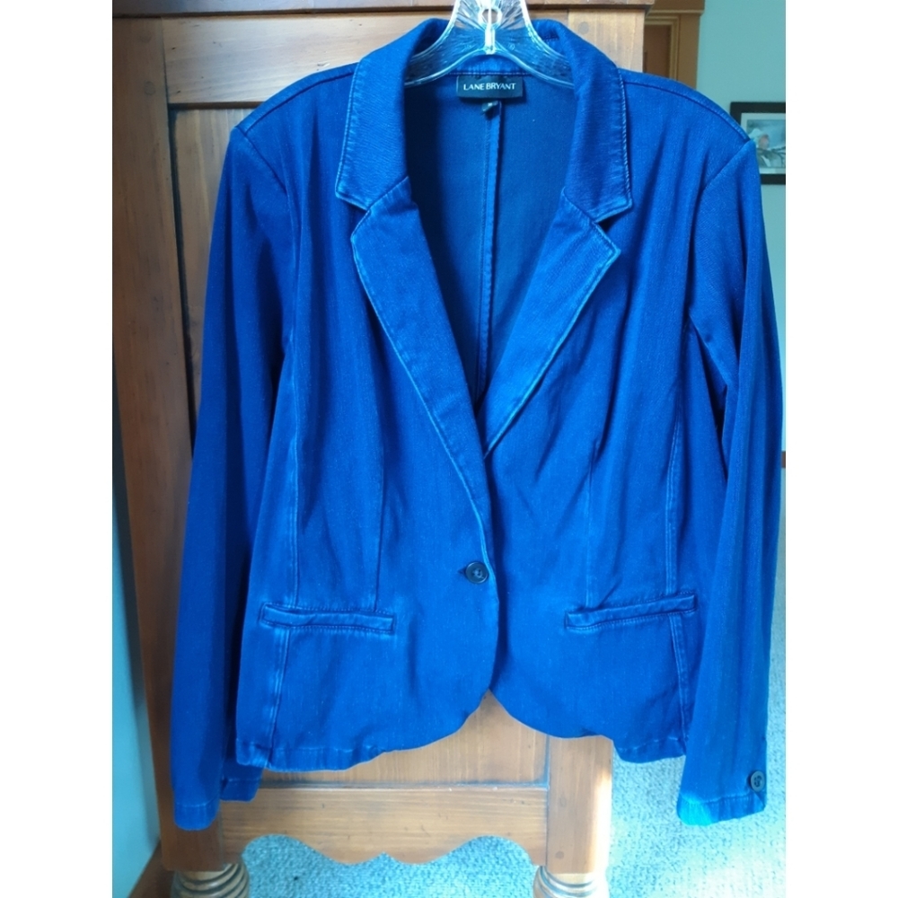 NWOT | Lane Bryant Denim Blazer